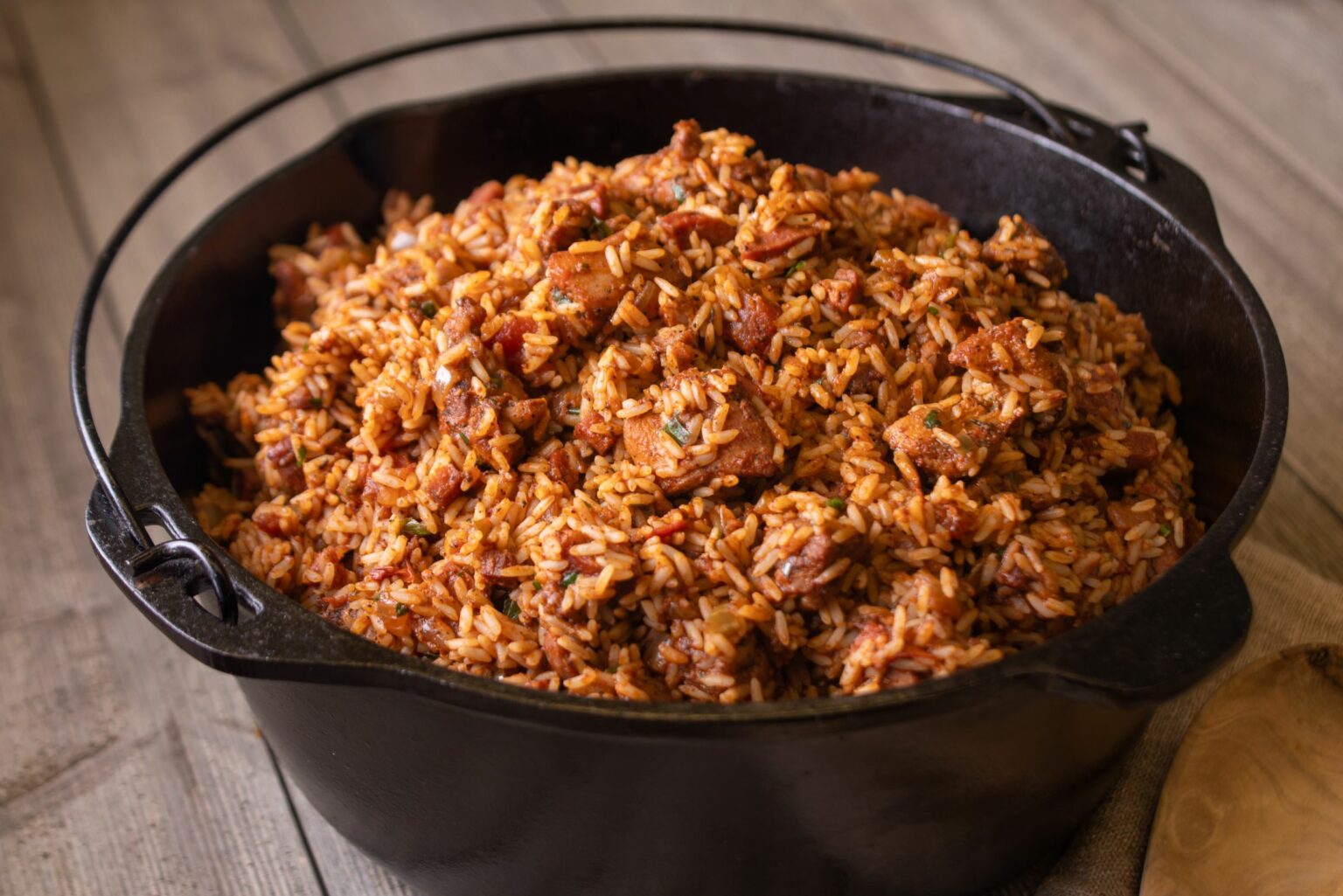 Chicken, Andouille and Tasso Jambalaya - Magic Seasoning Blends