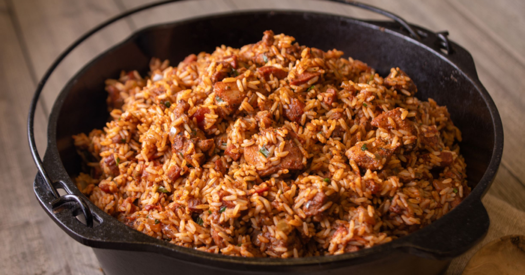 Chicken, Andouille and Tasso Jambalaya