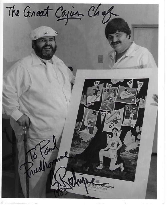 Chef and his dear friend George Rodrigue.